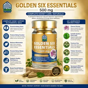 Golden Six Essentials - Natural Kidney, Liver & Heart Support