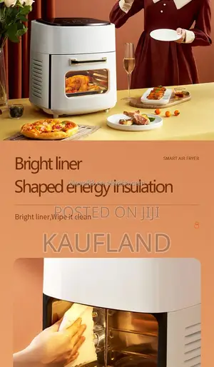 15L Air Fryer Oven Isiyo na Fimbo, ya Kielektroniki, Isiyo na Mafuta, ya Dijitali yenye Grill