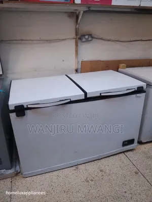 Exuk Double Door Freezer (Nyeupe)
