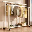 Double Rod Clothes Rack - 1