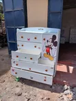Kid's Cabinet with Hanging Rail - White - 2