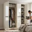 Home Palace 3-Door Wardrobe with Hanging Rail - 1