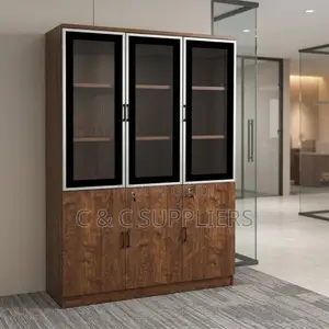 Modern 3-Swing Door Cabinet