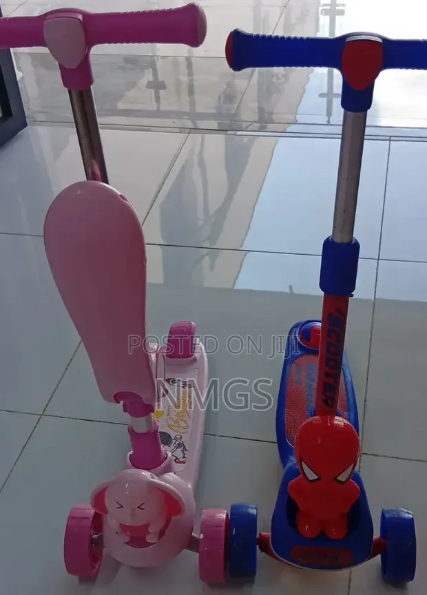 Baby Scooter - Blue/Pink - 1