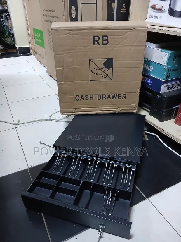 POS Cash Drawer with Media Slots - 1