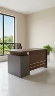 Kifaa cha Ofisi cha Executive cha 1.4m - Mbao ya Walnut na Droo 3 - 3