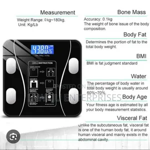 Bluetooth Weighing Scale (Max 180kg)