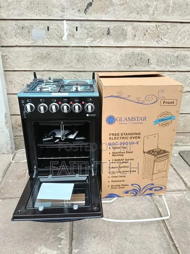 Glamstar Free Standing Electric Oven and Hybrid Cooker - 1