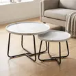 Home Coffee Table: MDF Nesting Table Set - 2