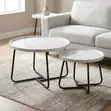Home Coffee Table: MDF Nesting Table Set - 3
