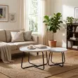 Home Coffee Table: MDF Nesting Table Set - 5
