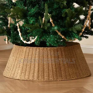 28 Inch Woven Rattan Christmas Tree Collar