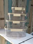Acrylic Food Storage Organizers Set (4 Pieces) - 3