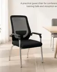 Kiti cha Ofisi cha Mesh chenye Ergonomic na Backrest Inayounga Mkono - 4