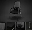 Kiti cha Ofisi cha Mesh chenye Ergonomic na Backrest Inayounga Mkono - 5