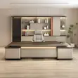 2000mm Executive Desk with LED Lights - 2
