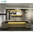 2000mm Executive Desk with LED Lights - 4