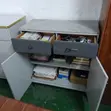 Double Drawer Bedroom Clothes Cabinet - Gray - 2