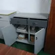 Double Drawer Bedroom Clothes Cabinet - Gray - 3