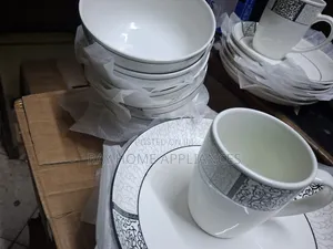 Opal White 24-Piece Dinner Set