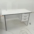 Ofisi Desk Mpya - Nyeupe/Nyeusi - 1