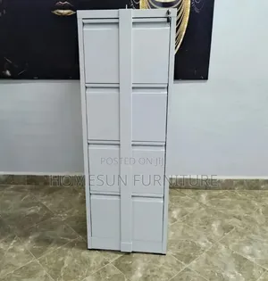 Kabati la Folda 4-Droa Mpya na Bar Lock