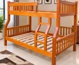 Double Decker Hardwood Bed (3.5ft & 4ft) - 1