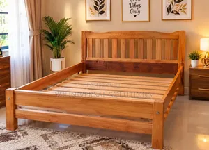 Pure Wooden Complete Bed