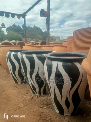 Vyungu vya Udongo vya Zebra - Vipya Kabisa