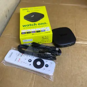 ONN Google TV Box na Chromecast Iliyojengewa Ndani