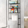 New WSB3005 Black Detachable 3-Layer Toilet Rack - 1