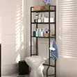 New WSB3005 Black Detachable 3-Layer Toilet Rack - 2