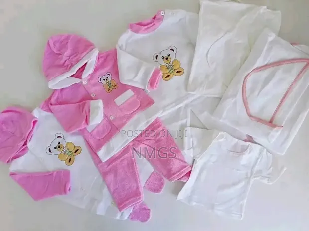 Set ya Vipande 8 vya Fleece vya Kumkaribisha Mtoto - 1