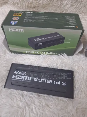 4K HDMI Splitter 1x4 with Power Adapter