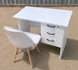 Study Office Desk and Eames Chair Set - 3