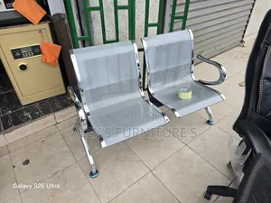 Modern Chrome Office Sofa