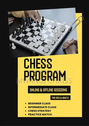 Online and Physical Chess Tutorials