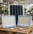 JSOT 2-in-1 300W Solar Floodlights na Warning Lights - 2