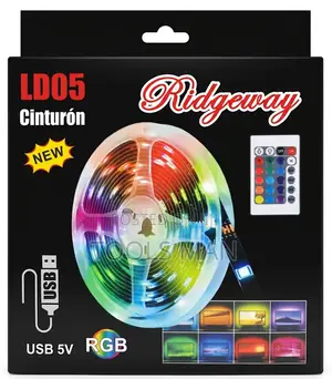RGB LED Strip Mood Lights USB 5V 5M Remote Control