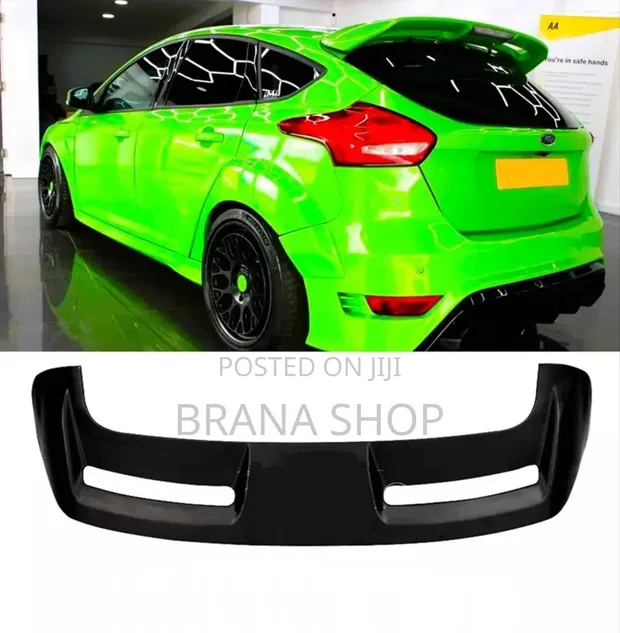 Ford Focus Rear Roof Spoiler - Hatchback Wing - 1