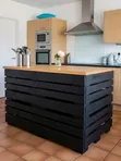White Kitchen Counter / Dining Table - 2