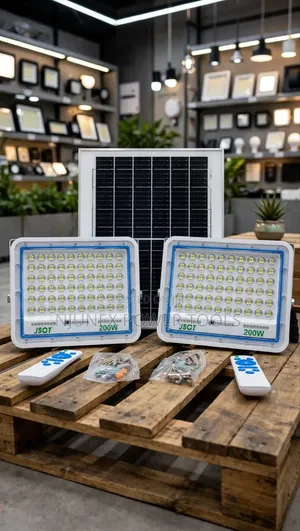 2-in-1 200W JSOT Solar Floodlights