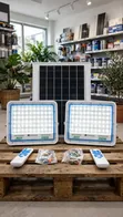 2-in-1 200W JSOT Solar Floodlights - 2