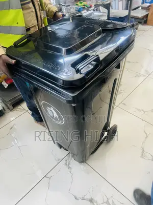 240L Bins with Pedal and Wheels (Black/Green/Yellow)