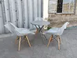 Brand New Round Table with 3 Seats - 1
