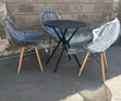 Brand New Round Table with 3 Seats - 3