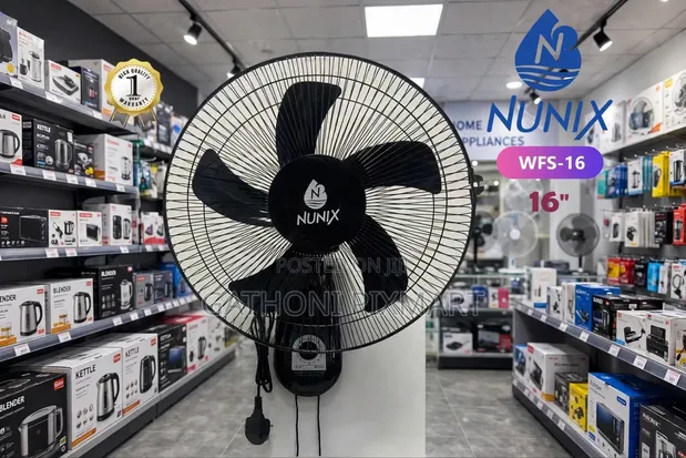 Nunix 16 Inch Wall Mounted Fan - 1