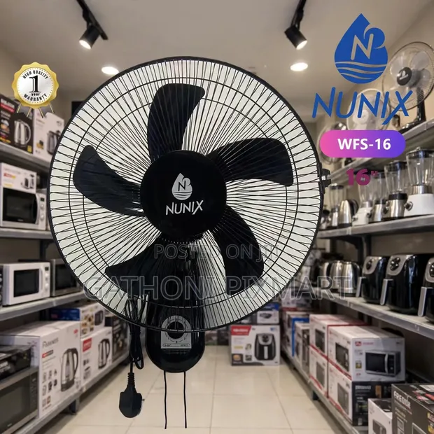 Nunix 16 Inch Wall Mounted Cooling Fan - 1