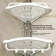 4-Tier Adjustable Corner Shower Rack - 2
