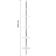 4-Tier Adjustable Corner Shower Rack - 5
